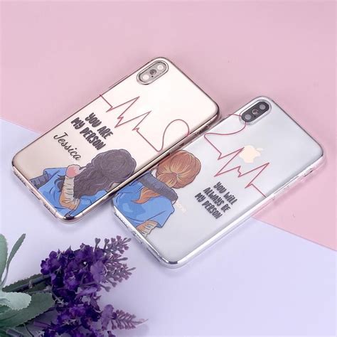 Custom Matching Bff Phone Cases Youre My Person In 2021 Bff Phone
