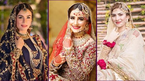 Pakistani Actresses Bridal Look And Dresses In 2020 Showbiz Hut Chegospl