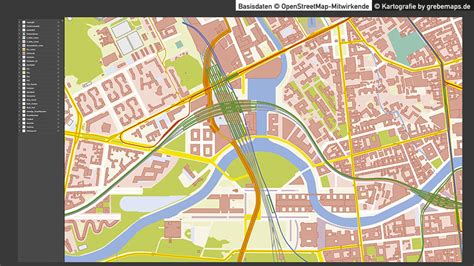 Berlin ist die bundeshauptstadt der bundesrepublik deutschland und zugleich eines ihrer länder. Berlin-Zentrum Stadtplan Vektor mit Gebäuden Basiskarte