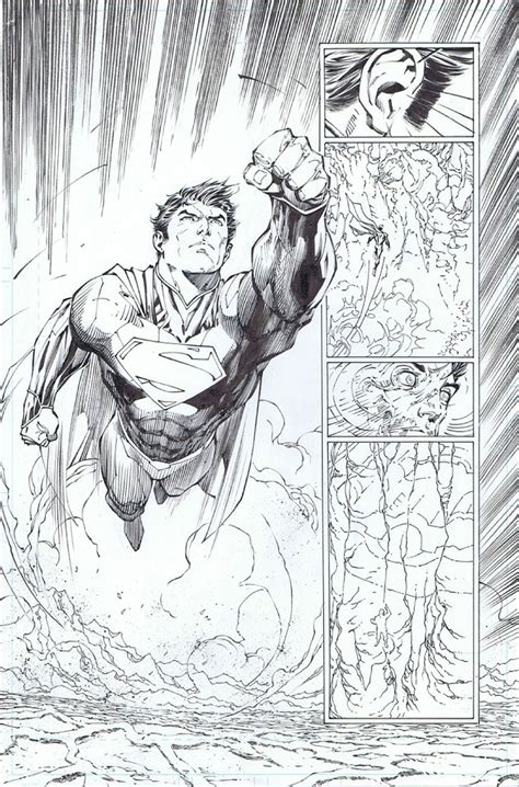 Superman Unchained 2 Art By Jim Lee Superman Art Batman Comic Art