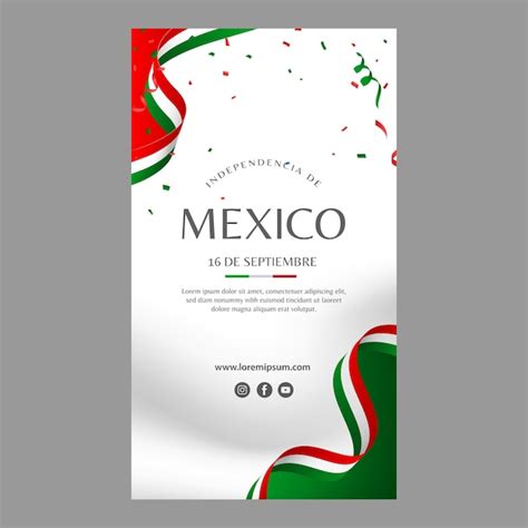 Premium Vector Mexico Happy Independence Day Template