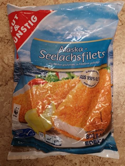 Maybe you would like to learn more about one of these? Gut & Günstig, Alaska Seelachsfilets paniert Kalorien ...