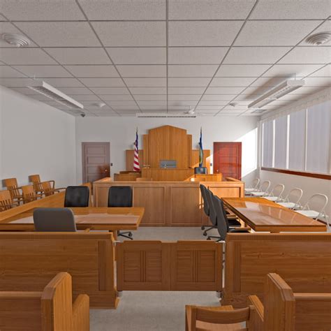 Courtroom Layout Judges Dxf