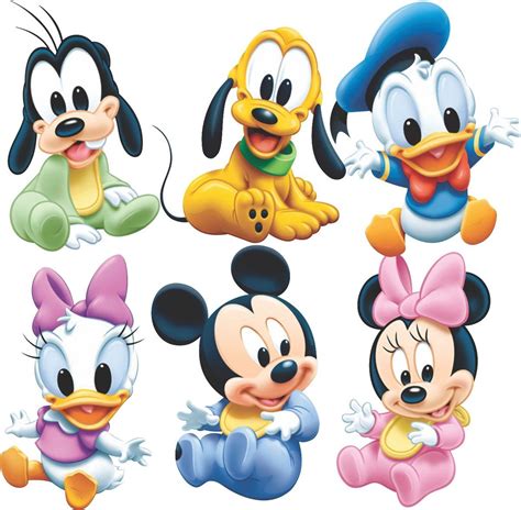 10 Dibujos De Disney Bebes A Color