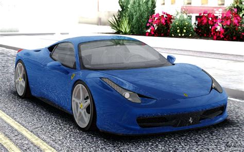 Ferrari 458 Italia Coupe For Gta San Andreas