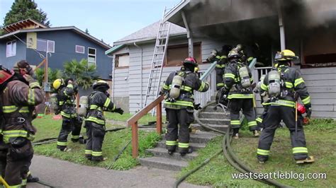 Seattle Fire Department Training In West Seattle Youtube