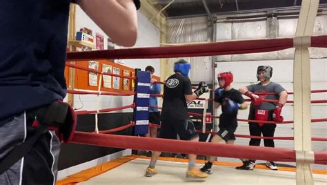 Noah Sparring At The Cwg Camp By Albion Boxing Club