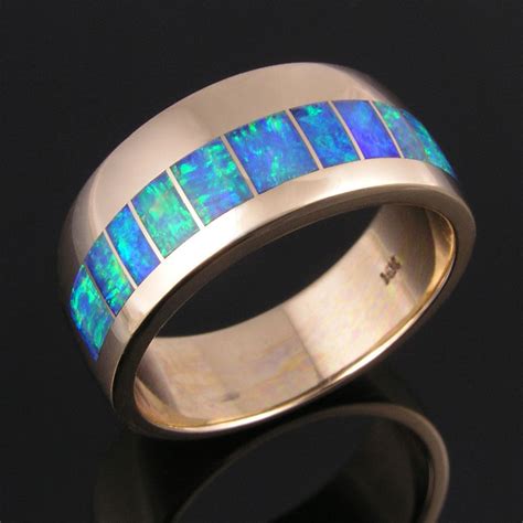 Https://tommynaija.com/wedding/mens Opal Wedding Ring