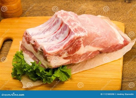 Raw Pork Meat Stock Photo Image Of Beef Butchery Vegetable 112180598