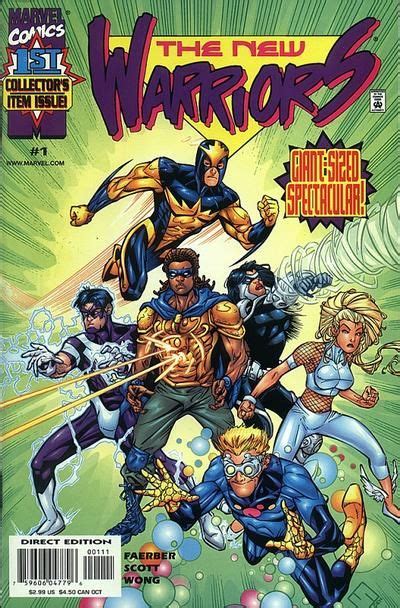New Warriors Vol 2 1 By Steve Scott And Walden Wong Comic Book Room