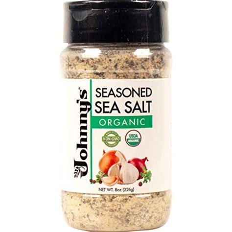 Johnnys Organic Seasoned Sea Salt 1 Pack