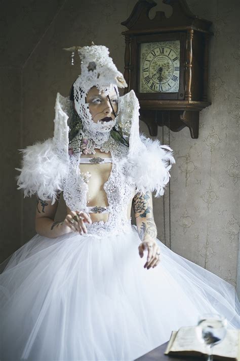 Ashley Rose Couture At Haute Macabre Photo By Jesse Korman Couture Mermaid Wedding Dress