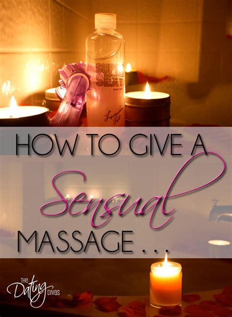 How To Give A Sensual Massage