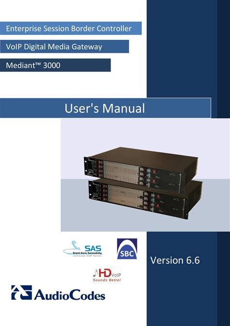 Audiocodes Mediant 3000 User Manual Pdf Download Manualslib