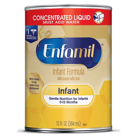 Enfamil Infant Formula With Dha And Choline Concentrate 13 Fl Oz Can