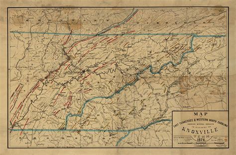Map Of Eastern Tennessee And Western North Carolina