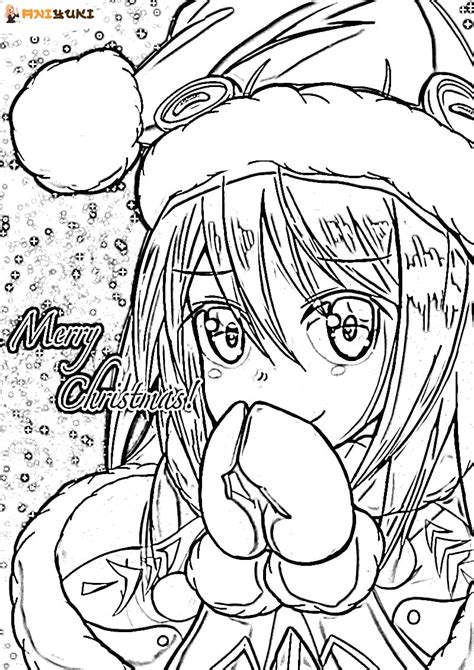 Discover 142 Anime Christmas Coloring Pages Vn
