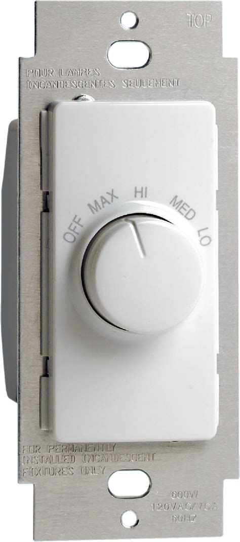 Buy Leviton 4 Speed Fan Control Switch White
