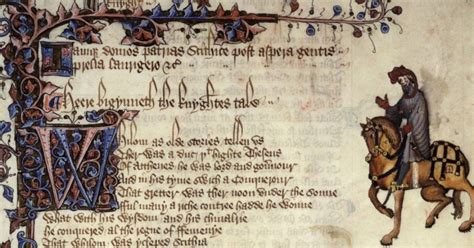 Hear Chaucers Canterbury Tales Spoken In Middle English