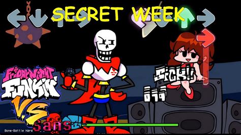 Vssans Secret Week Friday Night Funkin Youtube