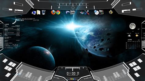 Space Hud Desktop Theme Pics