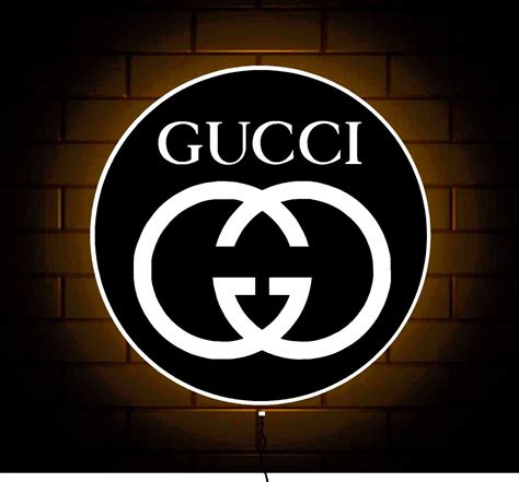 Details About Gucci Logo Badge Shop Sign Led Light Box Games Room