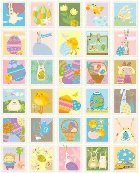 Free Downloadable And Printable Easter Stickers These Adorable