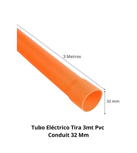 Tubo Electrico Tira 3mt Pvc Conduit 32 Mm Socodima Cl