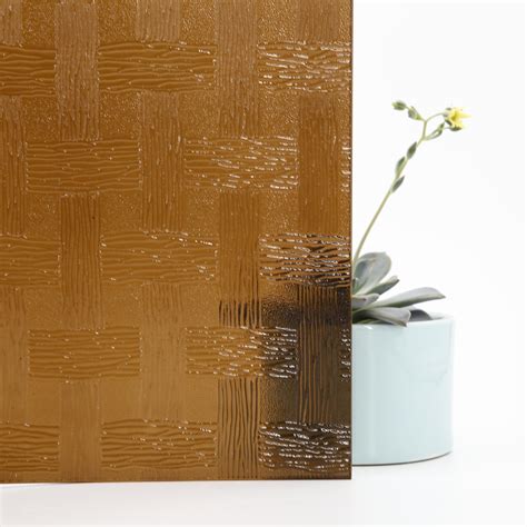 China 4mm 5mm 5 5mm 6mm Patterned Glass Bronze Patterned Glass Bronze Figured Glass Bronze
