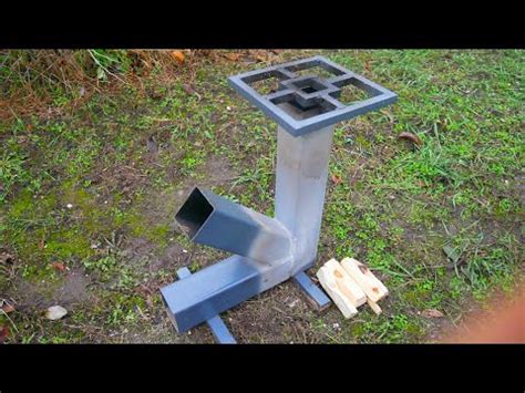 These stoves mainly consist out of two parts which include the horizontal feeding tube and the vertical insulated chimney. How To Make Rocket Stove DIY Tutorial - YouTube