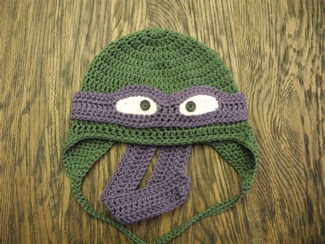 Ninja Turtles Inspired Crochet Hat Pattern And Design By Radish Monkey
