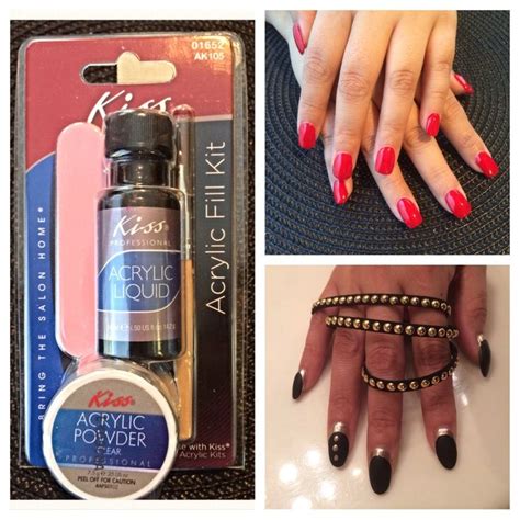 Do it yoursel gel nails/tutorial/diy. Kiss Acrylic Nail Kit: Review and Demo, DIY..... I can do ...
