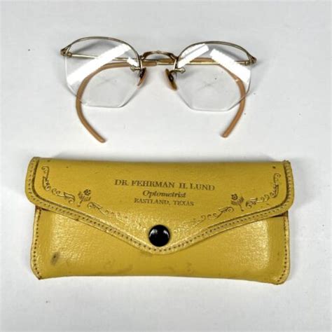 vintage ao american optical 1 10 12 k gf eyeglasses with caseのebay公認海外通販｜セカイモン