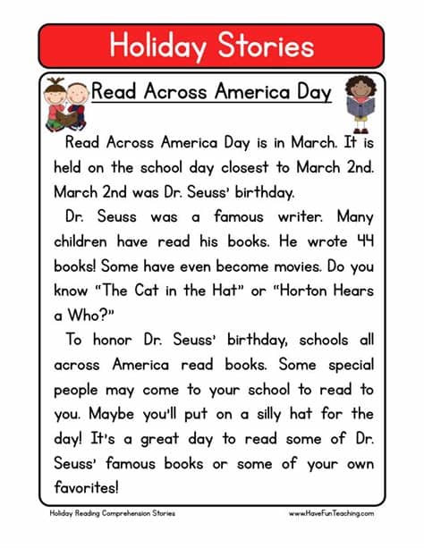 Dr. Seuss Worksheets | Have Fun Teaching