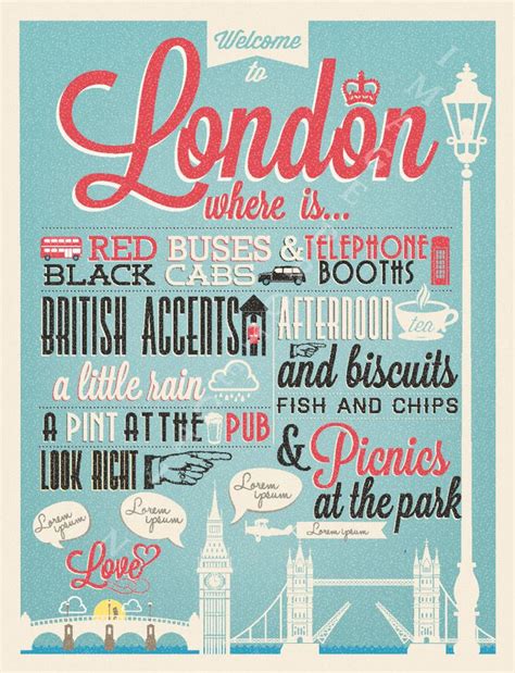 Welcome To London Large Metal Poster Retro Style Metal Tin Sign Wall