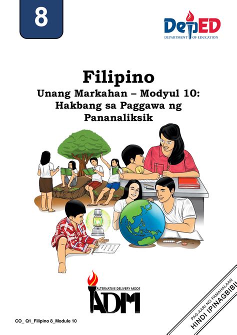 Filipino Q Mod Hakbang Sa Paggawa Ng Pananaliksik Filipino