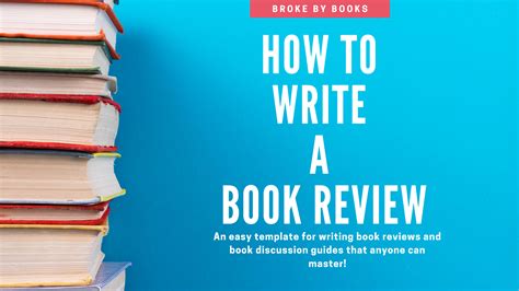 How To Write A Book Review Your Easy Book Review Format