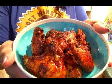 Naked Air Fryer Wings With Sweet Bbq Rub A Dub Dub Chicken Crack Youtube