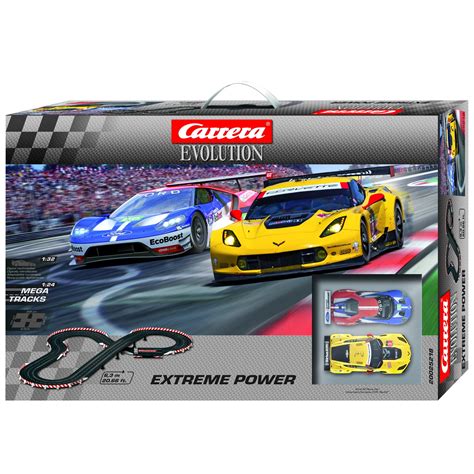 Carrera Evolution Extreme Power 132 Scale Slot Car Race Set