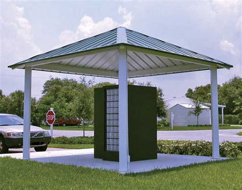 All Steel Single Roof Forestview Square Pavilions Pavilions By