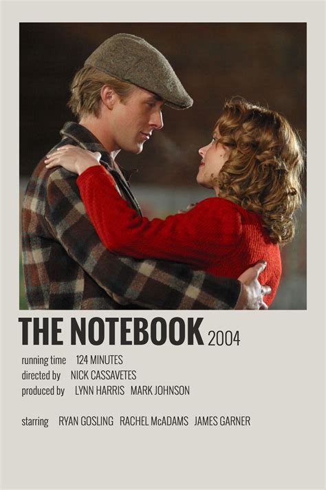 Alternative Minimalist Movieshow Polaroid Poster The Notebook