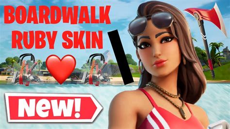 New Boardwalk Ruby Skin Gameplay 🏖️ Summer Ruby 🏖️ Live Item Shop 🏖️