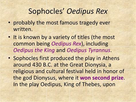 ppt oedipus the king powerpoint presentation free download id 973856