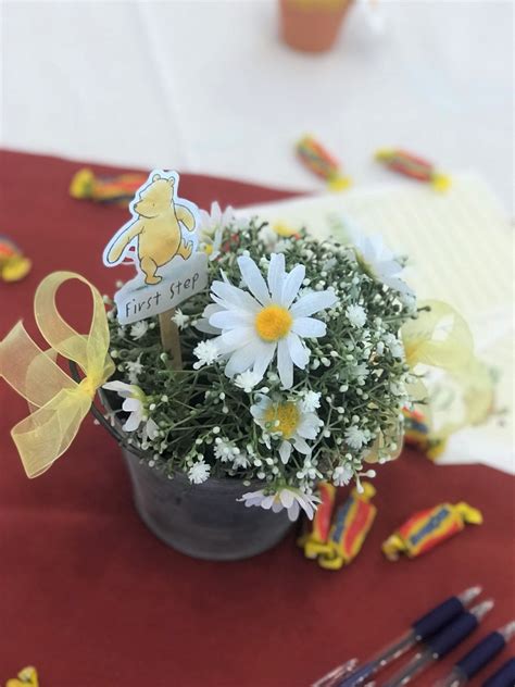 Premium matte stock in your choice of three sizes. Winnie the Pooh baby shower centerpiece at The 228 in ...
