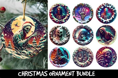 Christmas Ornament Bundle 15 Graphic By Pnkart · Creative Fabrica