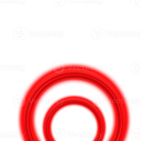 Red Neon Circle Light Frame 24045108 Png