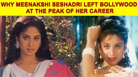 Why Meenakshi Seshadri Left Bollywood At The Peak Of Her Career Bollywood Biography Realfact