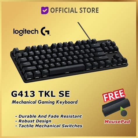 Jual Logitech G413 Tkl Se Keyboard Gaming Tkl Mechanical G 413 Di Lapak