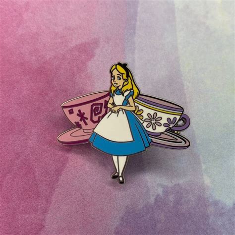 Alice In Wonderland Teacups Disney Pin On Mercari Disney Pins Alice