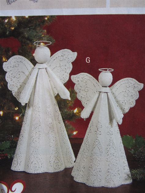 These Angels Are So Sweet And Simple Christmas Angels Xmas Crafts